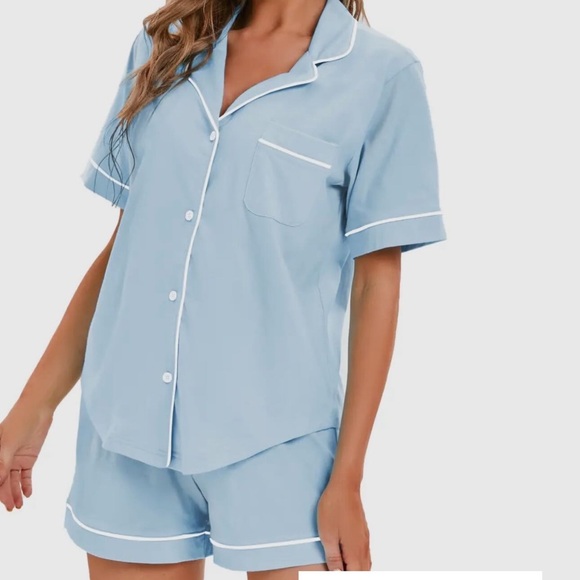 Women's Light Blue Pajama Set - Picture 1 of 1